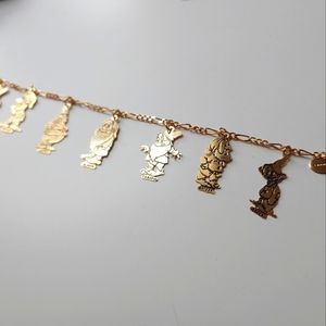 Snow White Seven Dwarves Charm Bracelet